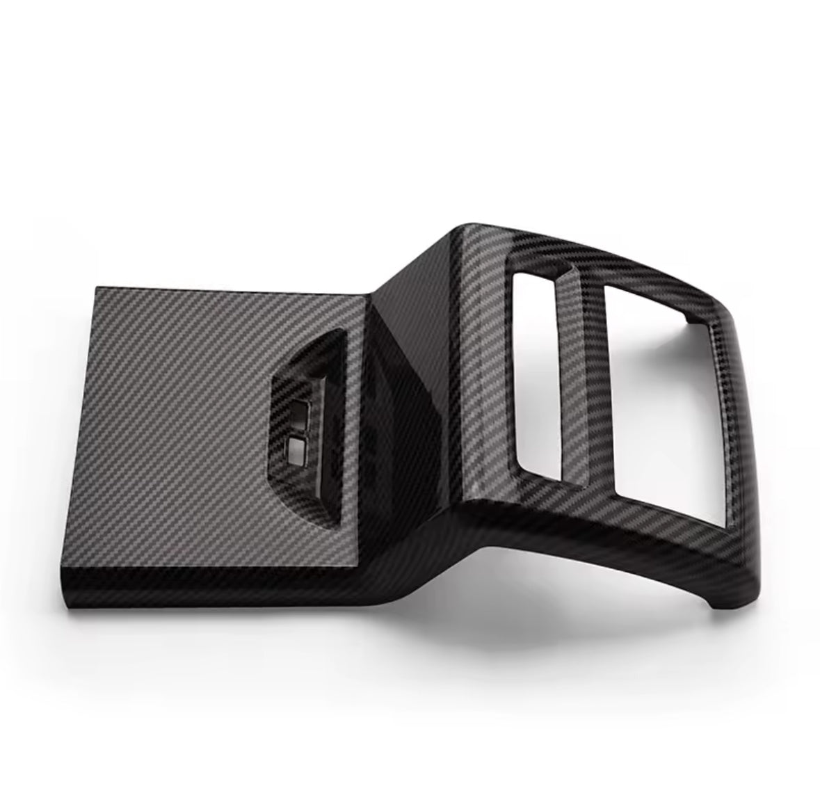 Carbon Abdeckung Klima hinten für Golf 8