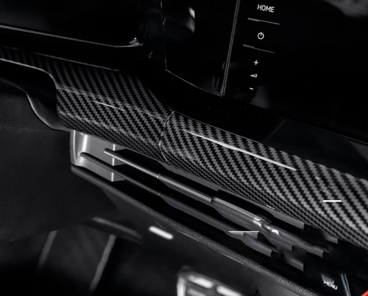 Carbon Style Dashboard Trim for Golf 8
