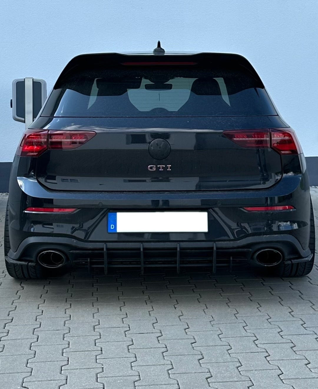 Golf 8 GTI Carbon Endrohre Oval