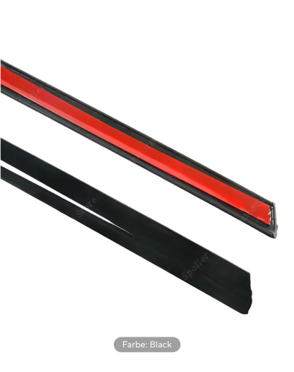 Streifen Abdeckung Schwarz/Rot für Golf 7 und 8