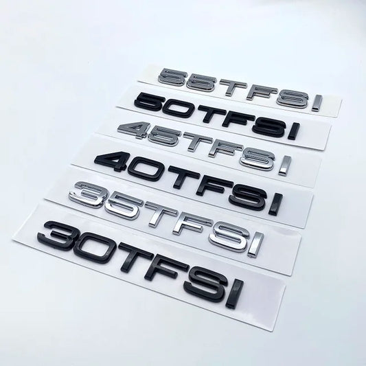Schriftzug Motorbezeichnung Heckklappe