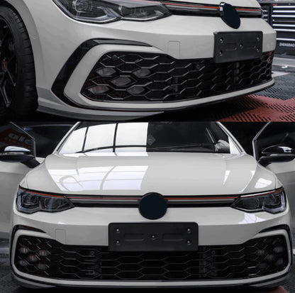 Kühlergrill Wabengrill Hochglanz Schwarz für Golf 8 GTI/Clubsport