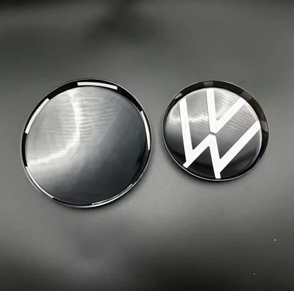 ACC MODELLE VORDERE & HINTERE VE EMBLEM IN SCHWARZ/BLACK
