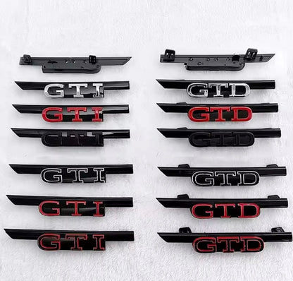 GTI / GTD / R Logo Front
