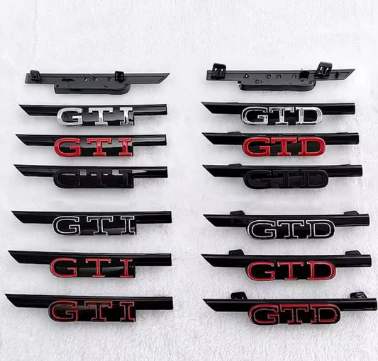 GTI / GTD / R Logo Front