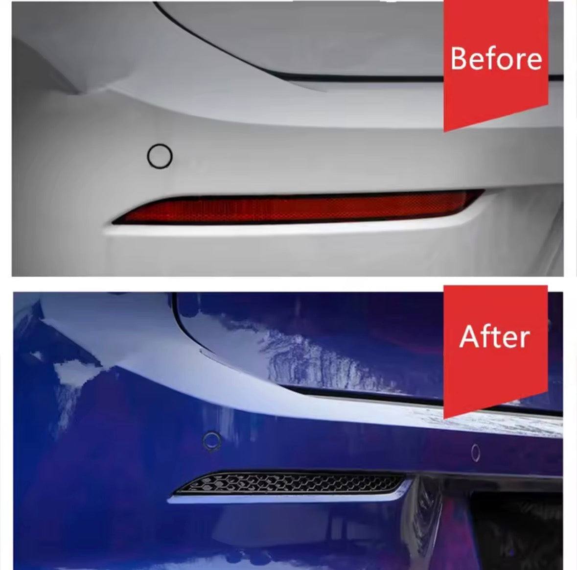 Golf 7/8 alle Modelle Reflektoren Abdeckung schwarz