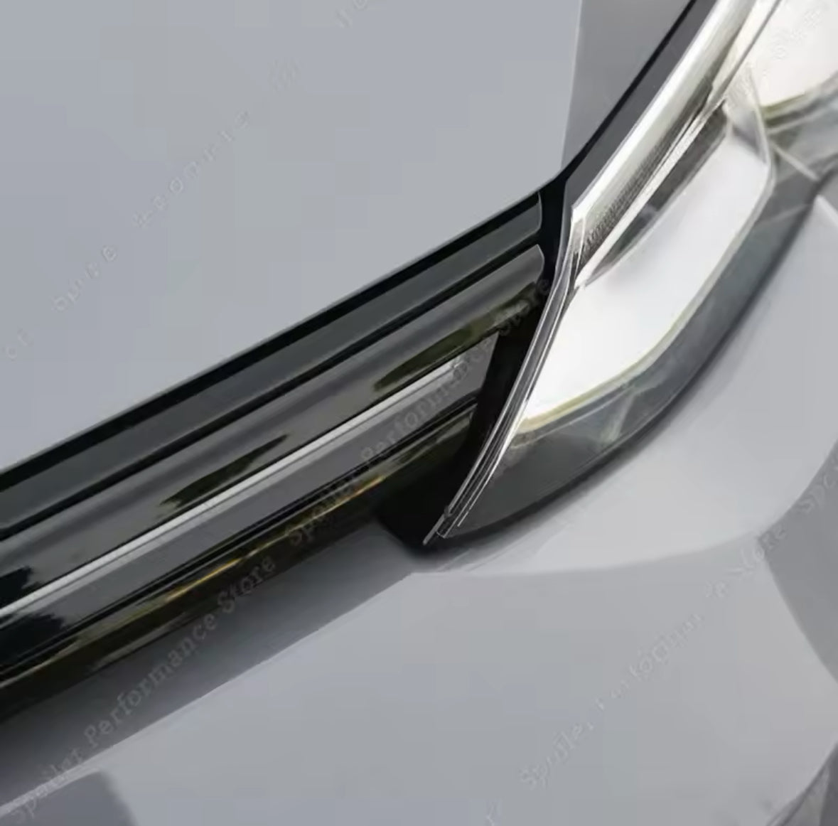 Streifen Abdeckung Schwarz/Rot für Golf 7 und 8