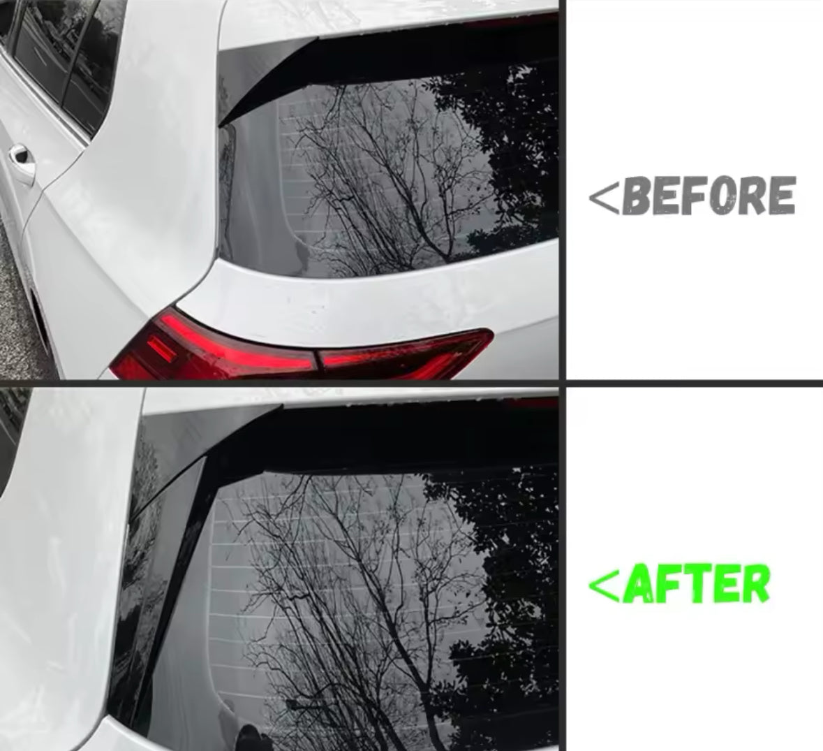 Golf 8 Heckscheiben Spoiler