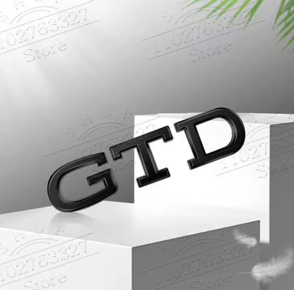 GTI/GTD/GTE/R Logo Schriftzug hinten