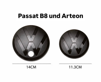 ACC MODELLE VORDERE & HINTERE VE EMBLEM IN SCHWARZ/BLACK