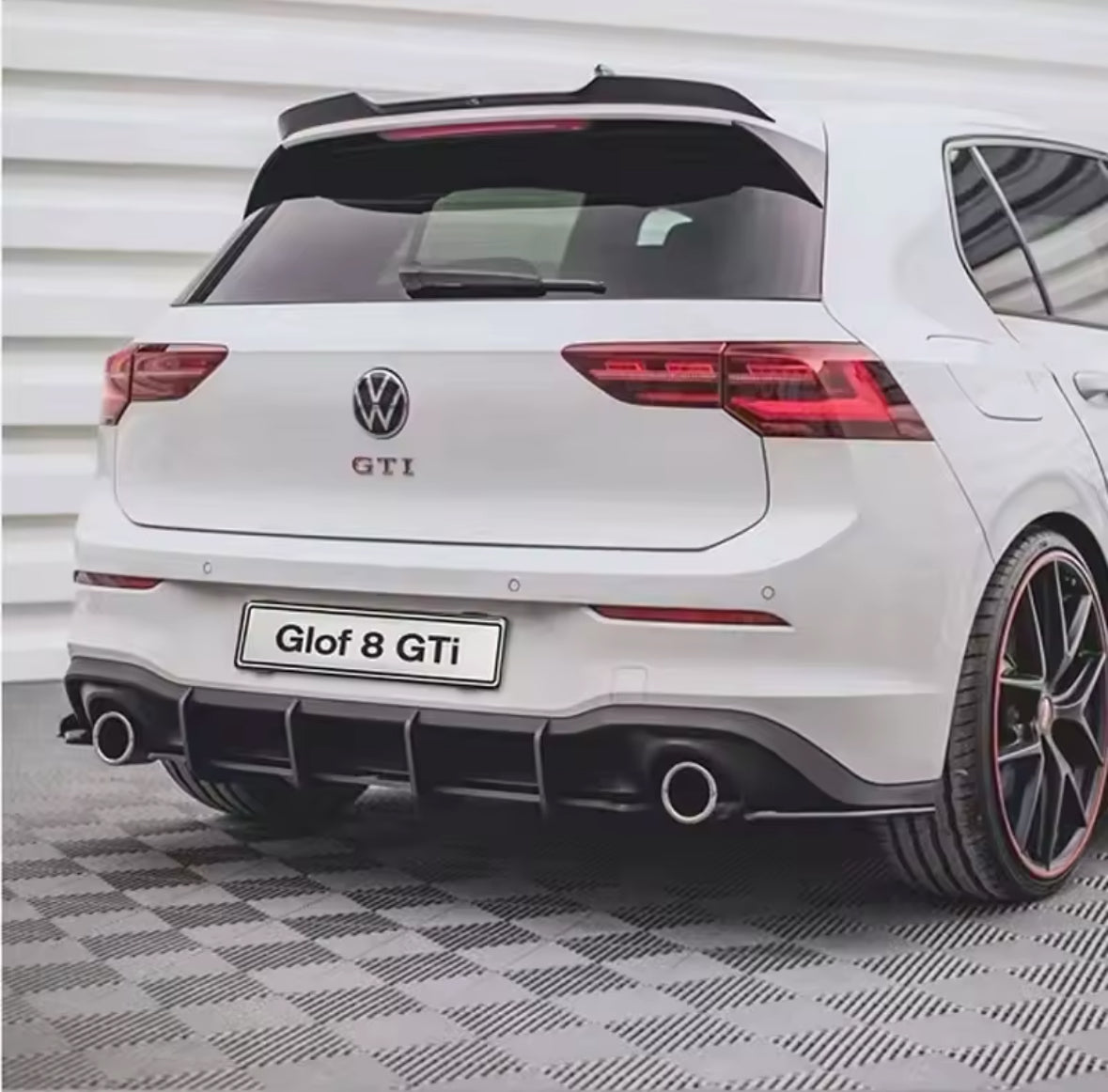 Golf 8 GTI Heckansatz