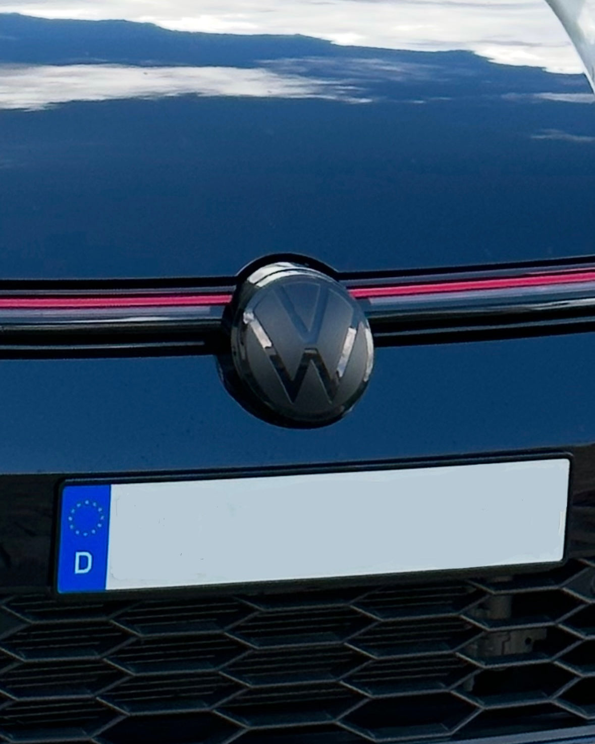 ACC MODELLE VORDERE & HINTERE VE EMBLEM IN SCHWARZ/BLACK