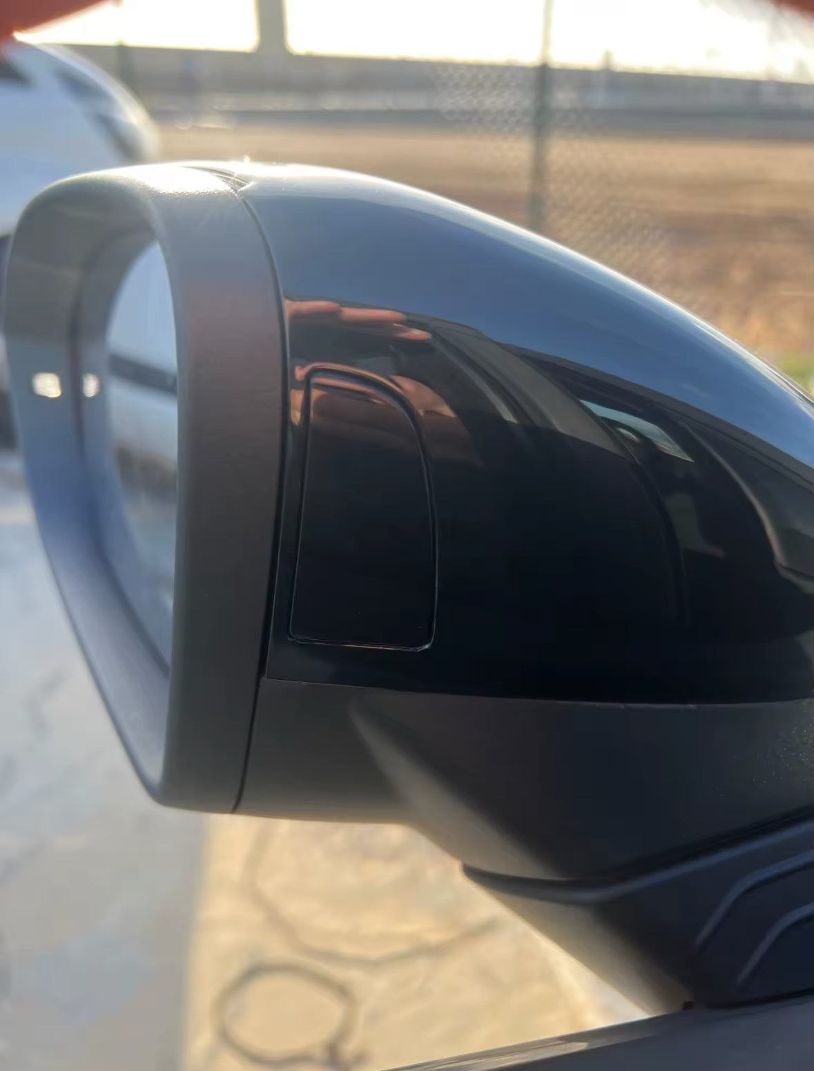 Spiegelkappen Golf 7 und 8 Schwarz