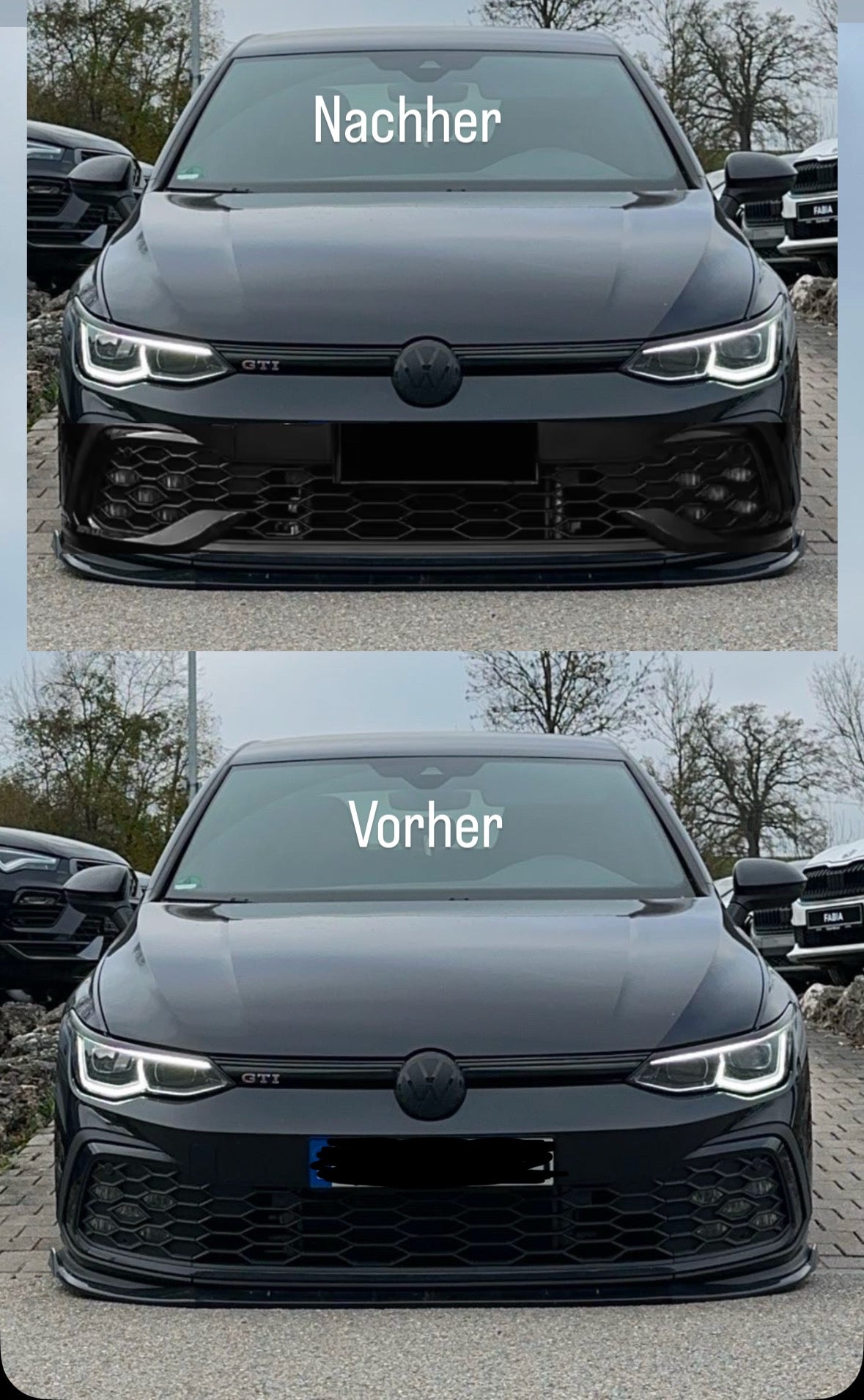 CS Finne „CS Look“ oder auch „R Line Look“ für Golf 8