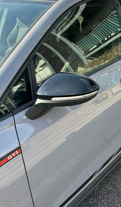 Spiegelkappen Golf 7 und 8 Schwarz