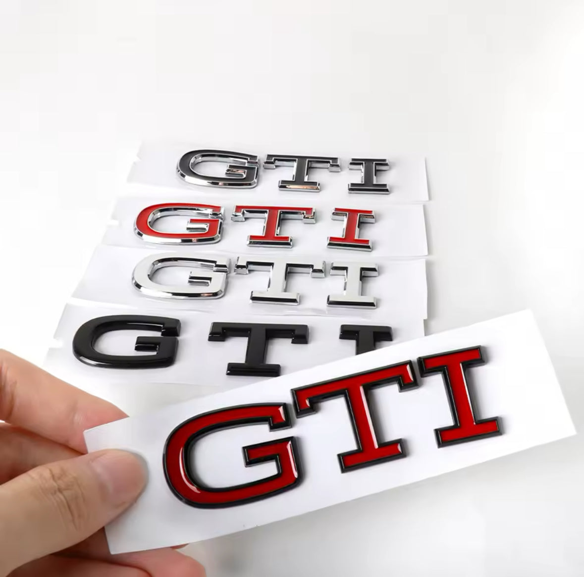 GTI/GTD/GTE/R Logo Schriftzug hinten
