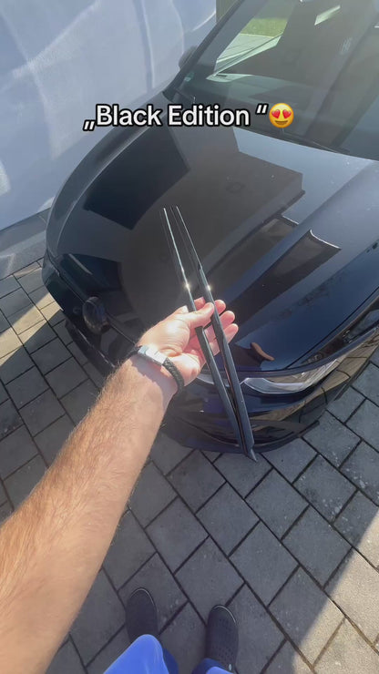Streifen Abdeckung Schwarz/Rot für Golf 7 und 8