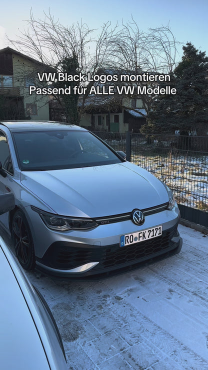 ACC MODELLE VORDERE & HINTERE VE EMBLEM IN SCHWARZ/BLACK